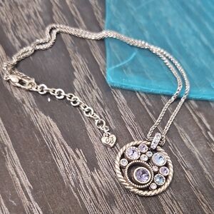 Brighton Halo Silver Necklace